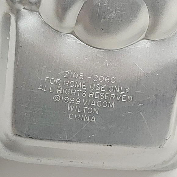 Vintage 1999 Blues Clues Dog Puppy Cake Pan Mold Aluminum Kids Birthday Wilton - Picture 2 of 3